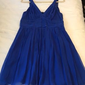 Blue Cobalt chiffon dress